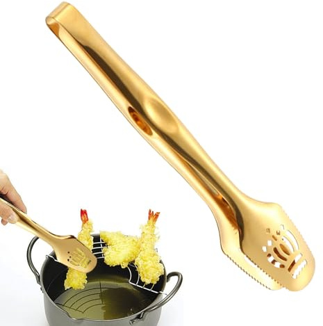 Lpoppcx Tenacillas De Cocina Acero Inoxidable | Pinzas Para Barbacoa De Acero Inoxidable | Tenazas Para Alimentos | Para Servir Freír Pasta Ensalada Pastel Pan Buffet BBQ Cocina Restaurante