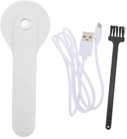 HOODANCOS Levapelucchi Elettrico Ricaricabile Portatile Lama in Acciaio Inossidabile, Design Compatto in Abs per Casa e Ufficio, Rimuove Efficacemente Pelucchi e Lanugine