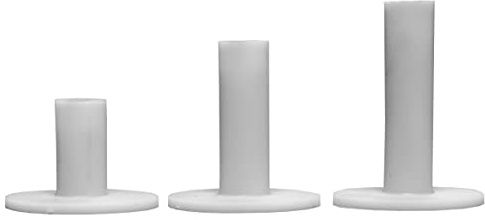 Longridge Rubber Golf Driving Range Tee (Pack of 3) - White