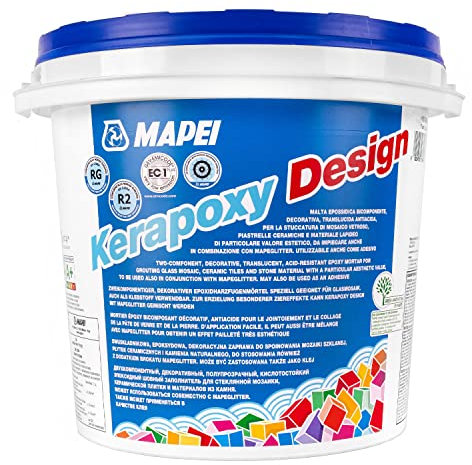 Mapei Kerapoxy Design 3kg 110 manhattan - Zweikomponentiger Klebstoff und dekorativer Fugenmörtel