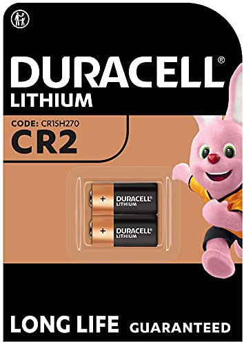 DURACELL CR2 (2 Stück) CR 2 High Power Lithium Batterie 3 V (CR15H270)