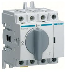 Busch-Jaeger HAB406 Lasttrennschalter+Trennungs anz.4P 63A white