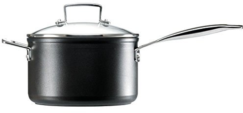 LE CREUSET Toughened Non-Stick Saucepan, Ø 20 cm, Black, 962009200