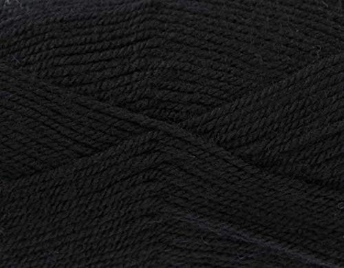 Stylecraft Special DK Knitting Wool/Yarn 100g - 1002 Black, 5 x 100g Balls