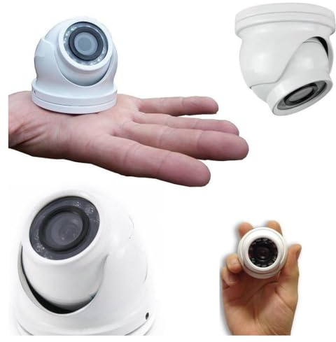 OISE ART STORE Trade Shop - Mini Telecamera Dome Ahd Videosorveglianza Full HD 1080p 3.6mm 12led Video 1.3mp