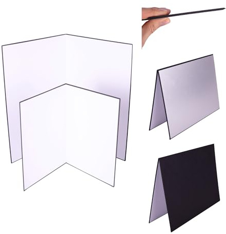 LENS-AID V-Flat vikreflektor fotostudio 2-pack A4+A3 kartong