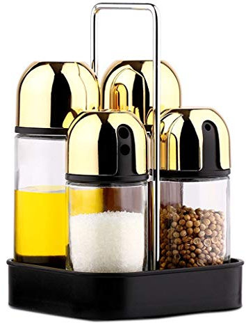 Barattoli di Spezie Bottiglia di condimento da cucina Set Bottiglia di vetro di qualità può essere una bottiglia a prova di perdite Bottiglia di condimento for olio di sesamo Barattoli Portaspezie