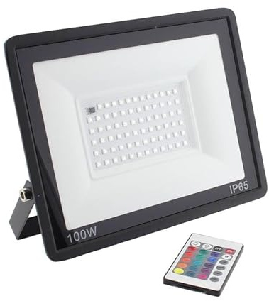 ledbox Proyector LED RGB, 100W + mando a distancia, RGB