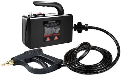 STIDE Limpiador de Vapor de Mano multifunción 2600W,máquina de Limpieza a Vapor portátil de Alta presión,Limpiador de Vapor de Alta presión,Black-110V