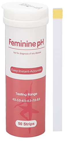 Einweg-PH-Teststreifen für die vaginale Gesundheit, 50 Stück PH-Teststreifen für Frauen. Überwachen Sie die weibliche vaginale Intimgesundheit und verhindern Sie Infektionen (50 Streifen)