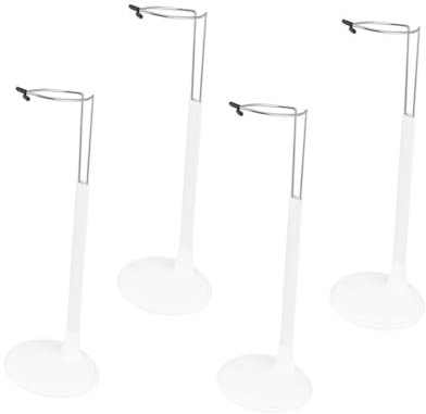 MOLUCKFU 4stücke Puppenhalter Aus Robustem Material Puppenständer Mit Breiter Basis Puppen-präsentationsständer Für Kinderzimmer Stabiler Puppenhalterung Für Actionfiguren