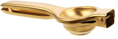 CONGARTENO Edelstahl Manuelle Zitruspresse Entsafter Für Zitronen Orangen Andere Früchte Hand-entsafter Aus Robustem Stahl Effizientes Design Einfache Bedienung