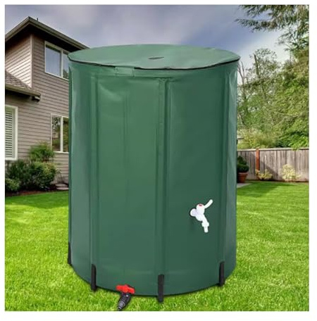 Tonneau de pluie pliable – Solution de stockage d'eau portable respectueuse de l'environnement pour le jardinage, le camping et l'utilisation d'urgence