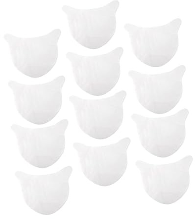 Gatuida 100 Stück Halsmaskenpapier aus Pflanzenmaterial Dünn für Hautpflege und Feuchtigkeitsaufnahme zur Faltenreduzierung und Nackenpflege Zuhause