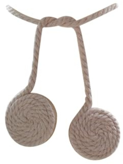 UTHCLO Fermatende Magnetici in Cotone Clip Tende Foratura Legacci Decorativi per Adatti Tende Scuranti Trasparenti Doccia Casa e Ufficio