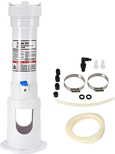 Rcniso Distributeur de Chlore de Piscine, Distributeur Automatique de Comprimés Chimiques pour Le Nettoyage de la Piscine avec Vanne de Commande Fermée