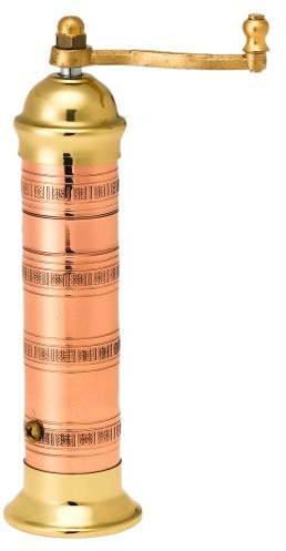 Pepper Mill Imports Atlas Pepper Mill, Copper/Brass 7.5