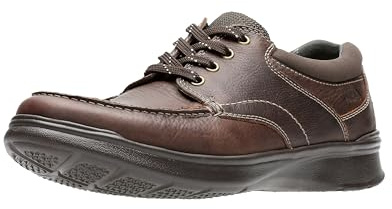 Clarks Cotrell Edge, Oxford Uomo, Marrone Oily, 44 EU