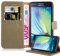 Cadorabo Hülle kompatibel mit Samsung Galaxy A5 2015 aus Premium Kunst Leder Flip Klappbare Stoßfeste Magnetische [Standfunktion] [Kartenfächern] Cover Hülle für Galaxy A5 2015 Tasche in Braun