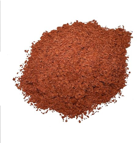 BEKATEQ Farbchips in Rotbraun 1kg, Dekochips, Farbflocken für Epoxidharz Bodenbeschichtung, 1K & 2K PU Bodenfarbe, Alkydharz Betonfarben - Garagenböden, Keller, Wohnraum, Werkstatt BK-130