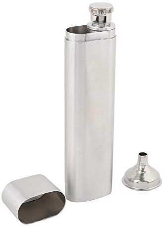 Fdit Zwei Röhren Edelstahl Flachmann und Zigarrenhalter Humidor Tube Travel Carry Case im Freien MEHRWEG VERPACKUNG socialme-eu