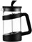 Café Olé Style Cafetière, 350ml 1 Cup Plastic and Glass French Press Coffee Maker, Matt Black VMP-03F