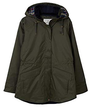 LightHouse Kendal Women's Raincoat - Waterproof Windproof Jacket with Detachable Hood - Forest - 18