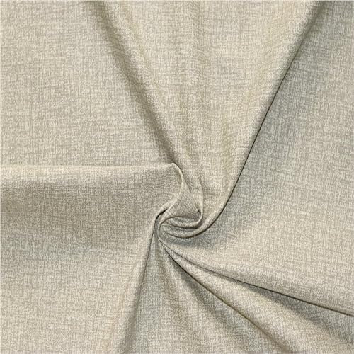 Tessuto al metro Loneta larghezza 280 cm ideale per arredo casa, tende divani tappezzeria e progetti creativi con stoffa, tessuto canvas e tessuti a metraggio versatili (Sorrento-1-Beige)