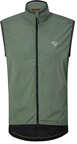 Ziener Nechamus Gilet Bicicletta, Mountain Bike, attività all'aperto, Antivento, Traspirante, Impermeabile, Albero di Pino, 68 Uomo