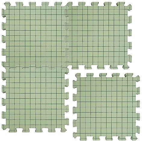 Strick-Blockierbretter, 30,5 x 30,5 cm große Blockierbretter für größere Nadelstiche, langlebige, extra dicke Blockierbretter mit Gittern, Garn-Strickbretter, Strick- und Häkel-Blockierbretter für Zuh