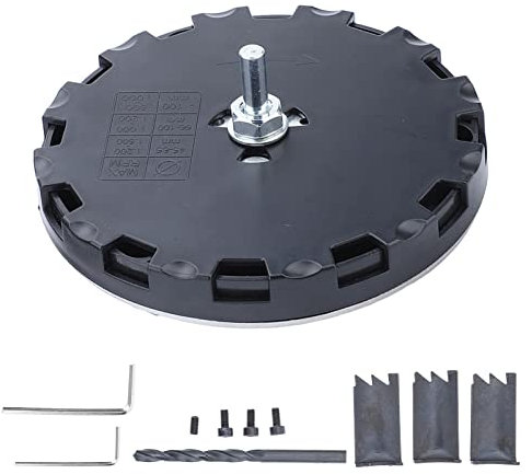 Sierra Perforadora Ajustable, Kit de Broca Cortadora de Perforación de Repuesto para Sierra Perforadora de 45 a 130 Mm de Diámetro para Madera Plástica, Sierras Perforadoras