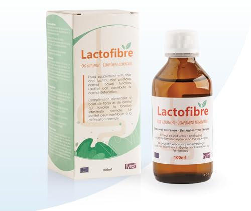 Lactofibre – Constipation Douce & Transit Lent | Fibres Solubles + Lactitol | Femme Enceinte & Allaitante | Goût Prunes | Sans Sucre, Sans Accoutumance | 100 ml | Clean Label