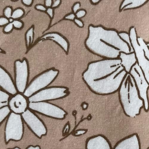 Pobibaby Premium-Spannbettlaken für Kinderbetten für Standardmatratze, ultraweicher Jersey-Strick, sicher und anschmiegsam, stilvolles Blumenmuster (Wiese)