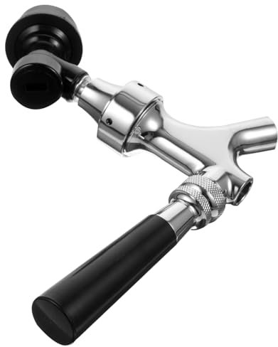 SHOWERORO Robinet De Bière Acier Inoxydable pour Fût Robinet De Brassage avec Couvercle Anti-poussière pour Bar Et Événements Plein Air