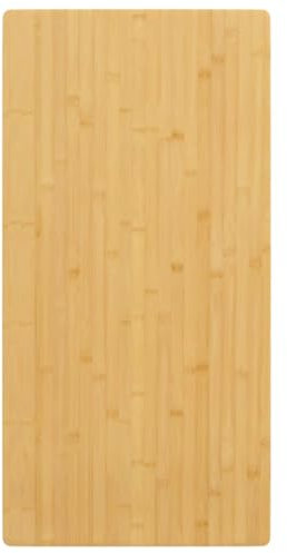 Buzaza Tischplatte 50x100x1,5 cm Tabletop Holzlatten Schreibtischplatte Massivholzplatte Tischplatte Bambus