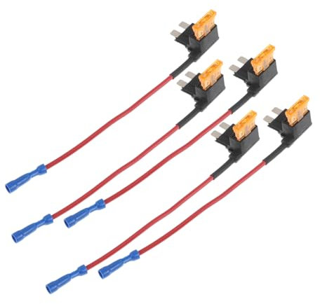 iplusmile 5stücke Sicherungszieher Kfz-sicherungskasten Sicherungsblock Atc-sicherungshalter Autosicherungssatz Für Autos Lkws Boote Einfache Installation Ohne Werkzeug