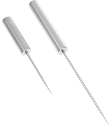 CIYODO 2stücke Teiliges Eisstöcke Aus Edelstahl Ergonomisch Geformt Zum Zerkleinern Von EIS Für Bar Zuhause Und Gastronomie Praktische Eisauswahl Für Getränke Und Cocktails