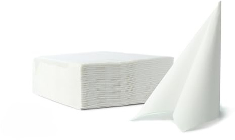 VelaHub Soft Point 50, Hochwertige, Einwegserviette, 38x38 cm, 1/4 Falz, Weiß