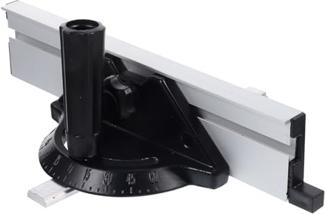 POPETPOP Präzise Leichtes Aluminiumlegierung Gehrungslehre für Tischkreissäge aus Multifunktionales Holzbearbeitungswerkzeug für Heimdekoration und Bastelprojekte