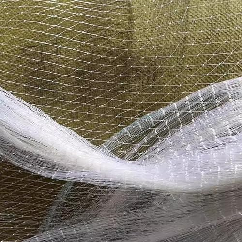 Filet Anti-Oiseaux en Nylon Durable for Jardin et Arbres fruitiers - Diamètre des Mailles: 2cm, réutilisable et résistant aux UV(15mx15m)