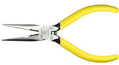Tsunoda RP-150SH Precision Needle Nose Pliers 6-Inch, Fine Tip Pliers with Spring Return and Wire Stripping Hole, Made in Japan