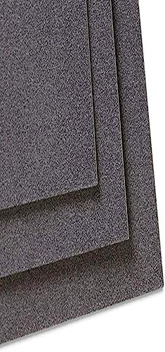 Clairefontaine 296009C Packung (mit 5 Zeichenbögen Pastelmat, 70 x 100 cm, 360 g, ideal für Trockentechniken und Pastell) anthrazit