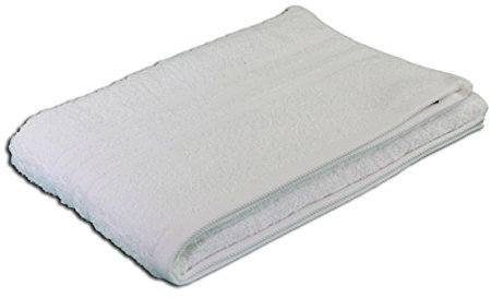 Gözze - Elegantes Duschtuch, Sylt, 100% Baumwolle, Dichtes Grundgewebe (440 g/m²), 70 x 140 cm - Weiß