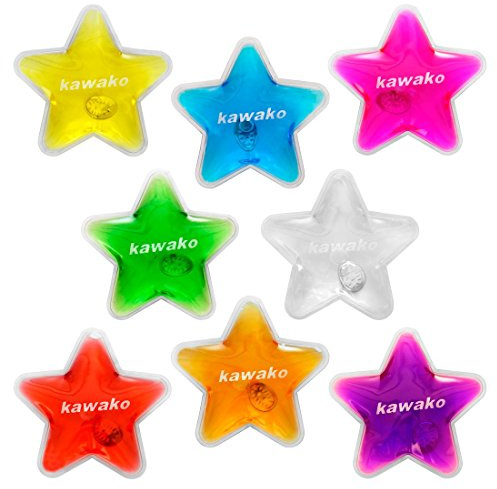 Taschenwärmer 8er Set Multicolor - Sterne - Handwärmer Heizpad Wärmepad Firebag Wärmekissen