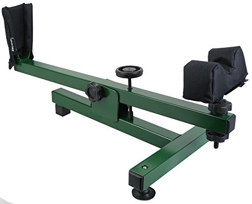 Savage Island Rifle Bench Shooting Rest - Stable Shooting Rest for Zeroring, Cleaning and Maintenance for Airguns and Rifles - Green