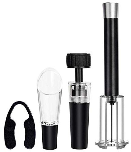 YSYPET Set di Strumenti per Pompa per la rimozione della Pressione del Tappo del cavatappi della Pompa della Pressione 'Aria del Vino