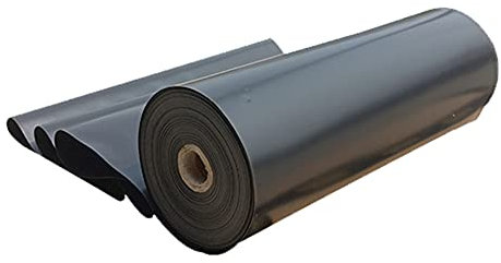 GEREP HDPE Teichfolie Fischteichfolie Pflanzenfreundlich 0,2mm Stärke für Teiche, Flüsse Fontänen und Wassergärten/Schwarz / 1×100m