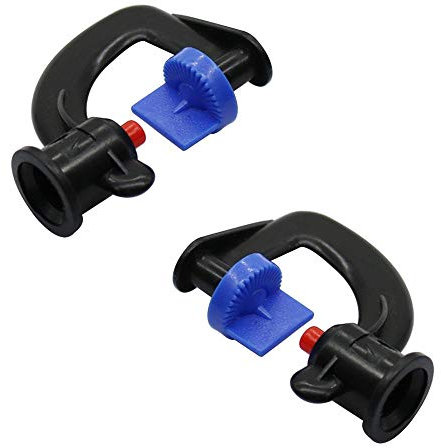 Umerk sprinkler 100Pc G-Type 180 Degree Refraction Sector Misting Sprinklers 7.5mm Interface Garden Irrigation Agriculture Lawn Watering Nozzles