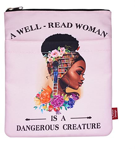 Buchhüllen mit Reißverschluss, Buchhüllen mit Reißverschluss, Buchhüllen für Taschenbuch, 28,9 x 21,6 cm, Buchliebhaber-Geschenke