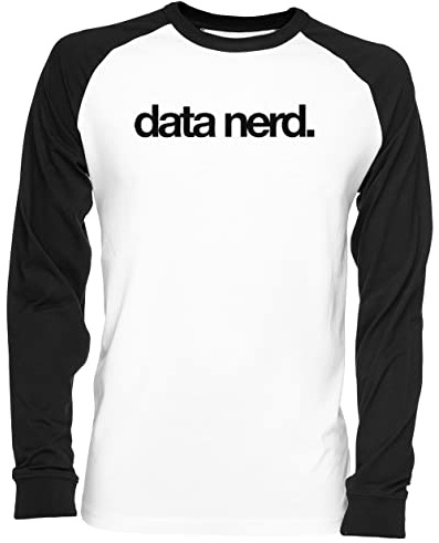 Data Nerd Baseboll T-shirt Unisex Herr Kvinnor Baseball Tee Unisex